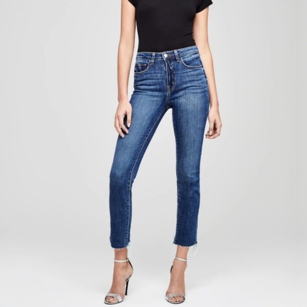 (A4) NEW‎ L'AGENCE Lorelei Ultra High Rise Straight Jeans, Size 25, NWOT